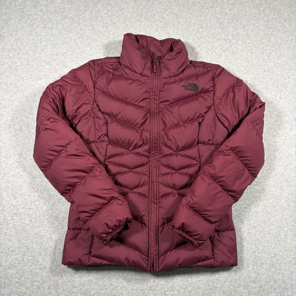 The North Face Aconcagua Puffer Jacket Women's Small Burgundy 550 Down NF0A3CR6